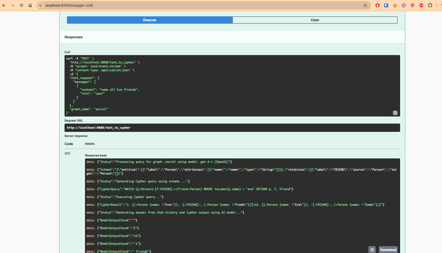 Open API Execute